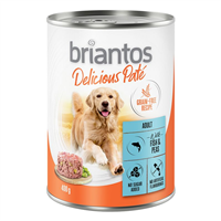 Briantos Adult Delicious Pate - Peste si mazare - 400 g