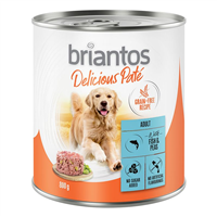 Briantos Adult Delicious Pate - Peste si mazare - 800 g