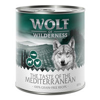 Wolf of Wilderness Adult The Taste Of The Mediterranen - 800 g