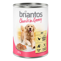 Briantos Adult Chunks - Pui si morcovi - 415 g