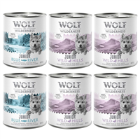 Wolf of Wilderness Junior Mix - 6 x 800 g