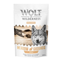 Wolf of Wilderness Adult Mini Meadow Grounds Wild Bites - Pui si iepure - 180 g