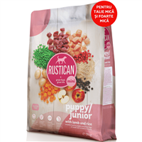 Rustican Puppy/Junior Mini - Miel si orez - 3 kg