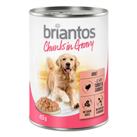Briantos Adult Chunks - Curcan si morcovi - 415 g
