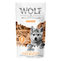 Wolf of Wilderness Junior Wide Acres - Pui - 100 g