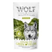 Wolf of Wilderness Adult Green Fields Training - Pui si miel - 100 g