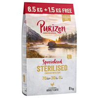 Purizon Adult Sterilised - Pui si peste - 8 kg