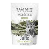 Wolf of Wilderness Junior Green Fields Wild Bites - Miel - 180 g