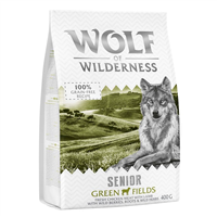 Wolf of Wilderness Senior Green Fields - Miel - 400 g