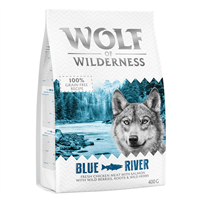 Wolf of Wilderness Adult Blue River - Pui si somon - 400 g